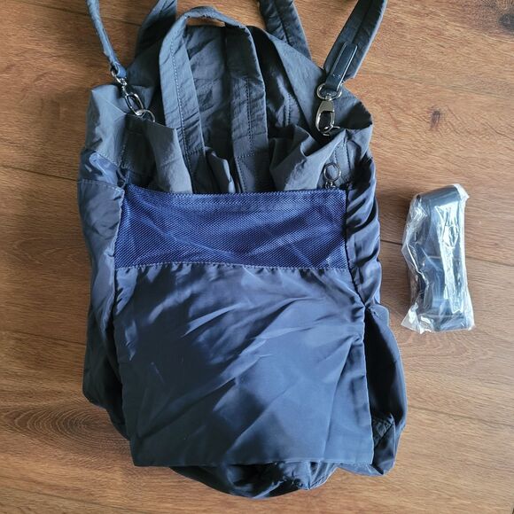 Hobo Slouch Bag + 2 Straps Tote Navy Diaper Shoulder Purse ODODOS 19L 2.0 Multi - Picture 13 of 16